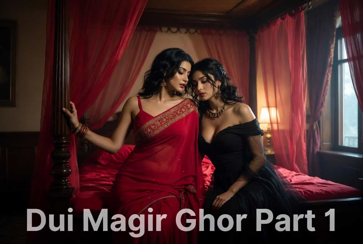 Dui Magir Ghor Part 1 - Two seductive Bengali women in a luxurious bedroom, hot deshi adult story Part 1